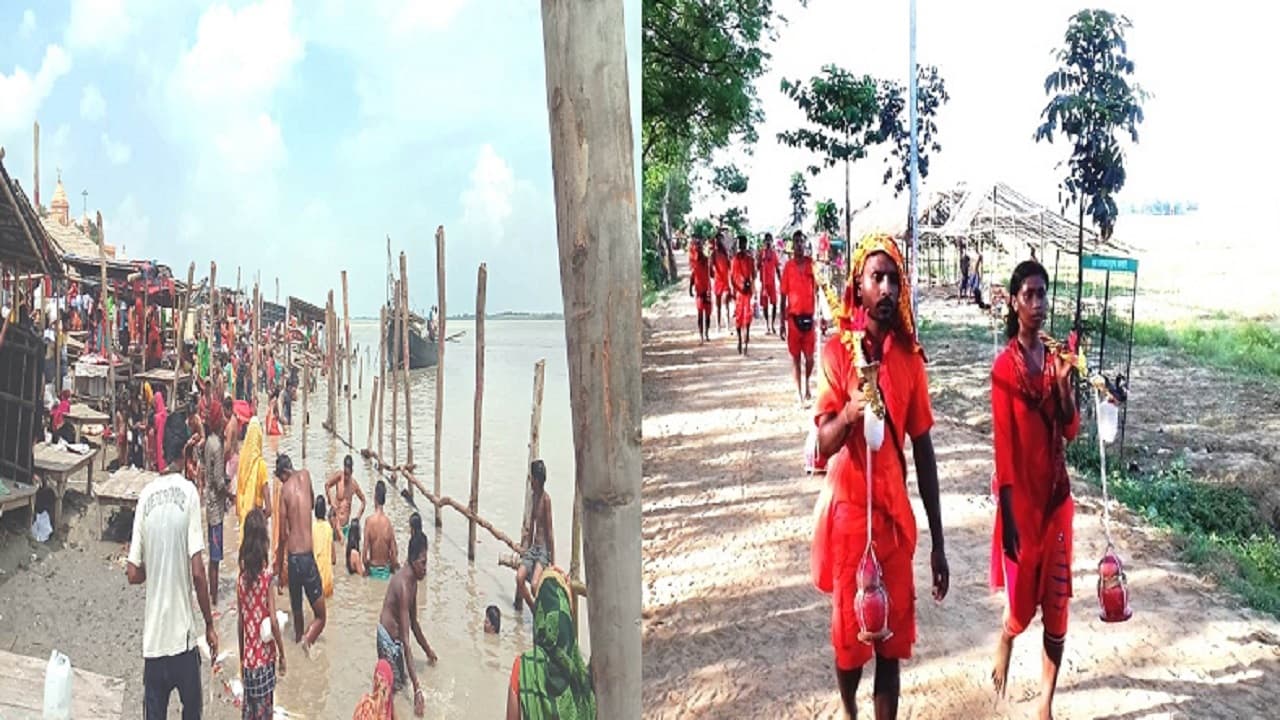 Shravani Mela 2022: सुल्तानगंज से निकलने लगा कांवरियों का जत्था, कोरोना संक्रमण से बचाव की जानें तैयारी