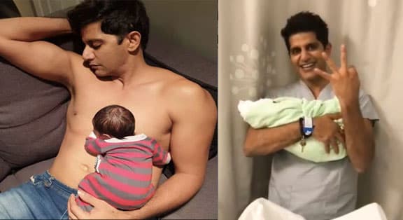 करणवीर बोहरा ने अपनी न्यूबॉर्न बेटी को गोद में लेकर शेयर किया खास वीडियो, कहा तुम ही हो पहले . . .