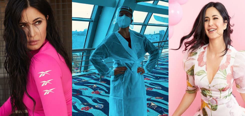 एयरपोर्ट पर पीपीटी किट पहनकर कैटरीना कैफ ने ली तस्वीर, Viral हो रही हैं Photos