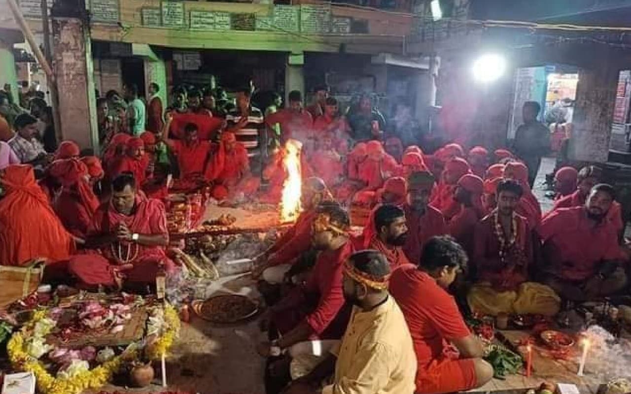 भागलपुर के रानी सती मंदिर में भादो अमावस्या उत्सव मनाया गया, मां जगदंबा को छप्पन भोग अर्पित किया गया