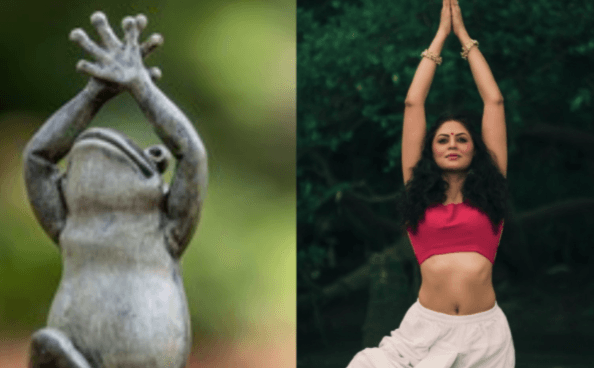 FIR फेम कविता कौशिक ने अनोखे अंदाज में किया योगा, इन जानवरों को कॉपी करती आई नजर, PHOTOS