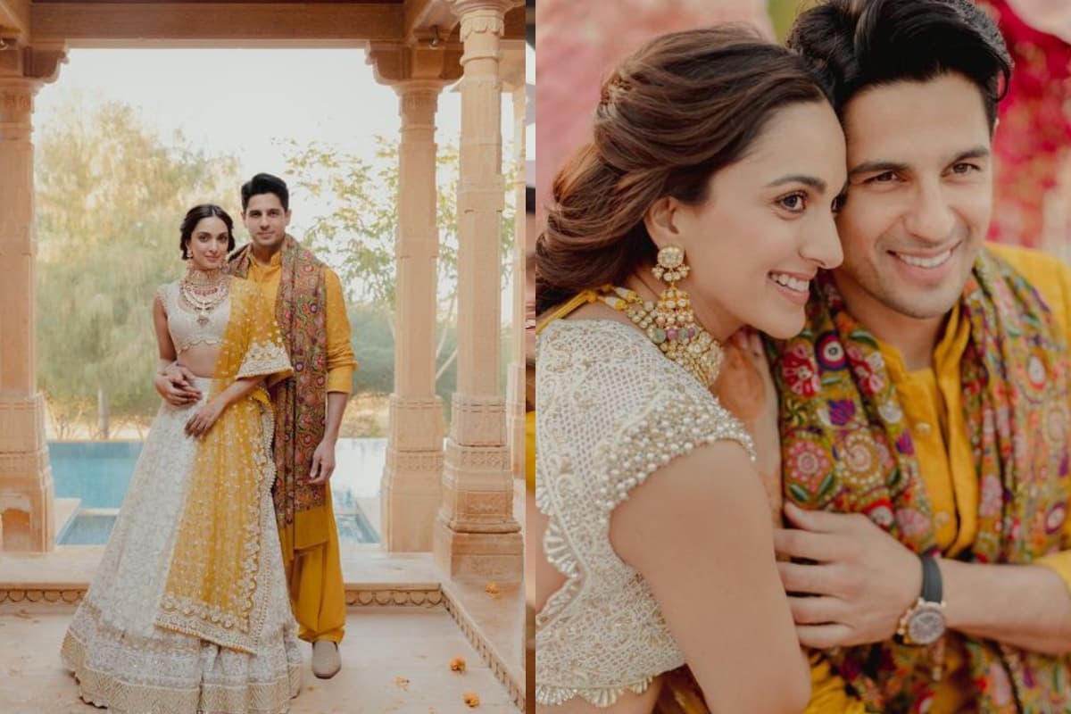 कियारा आडवाणी-सिद्धार्थ मल्होत्रा की हल्दी फोटोज आई सामने, रोमांटिक पोज देकर कहा- प्यार का रंग चढ़ा...PHOTOS
