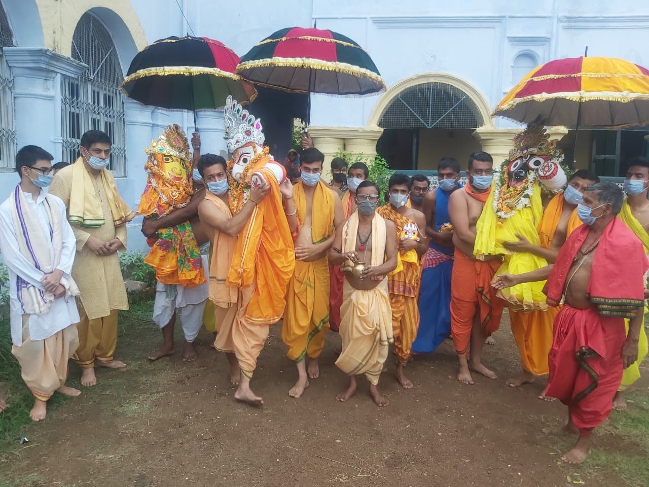 Jagannath Rath Yatra 2021 : झारखंड में रथ यात्रा पर कोरोना का साया, सादगी से हुई भगवान जगन्नाथ की पूजा