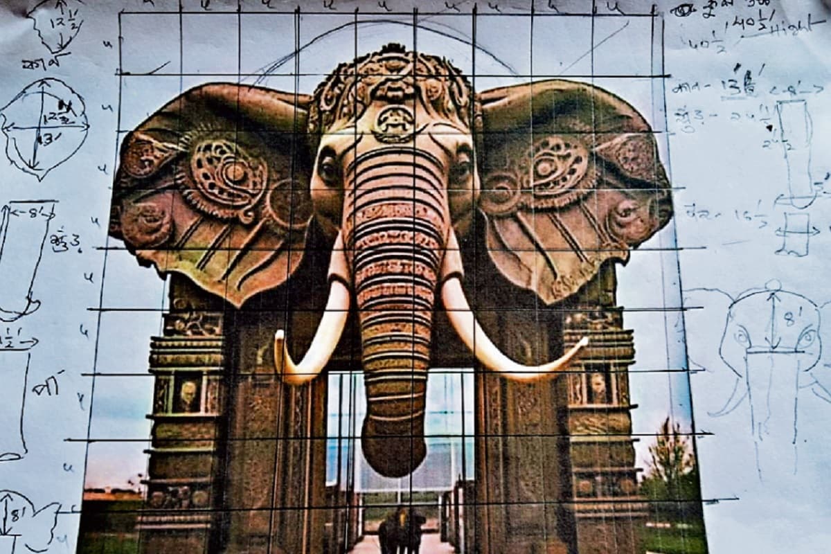 Durga Puja: रांची के कोकर में इस बार बनेगा भव्य पंडाल, हाथी का सूंड़ उठेगा, तभी भक्त कर पाएंगे माता के दर्शन