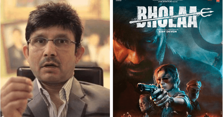 KRK ने भोला की कमाई का उड़ाया मजाक, कहा- नुकसान सिर्फ अजय देवगन को होगा भूषण कुमार को नहीं क्योंकि...