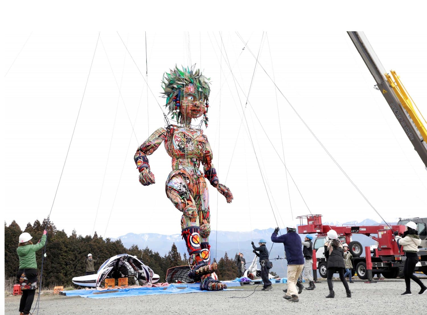 Tokyo Olympics में विशाल कठपुतली मोक्को के हैं हर तरफ चर्चे, फोटो और वीडियो सोशल मीडिया पर वायरल