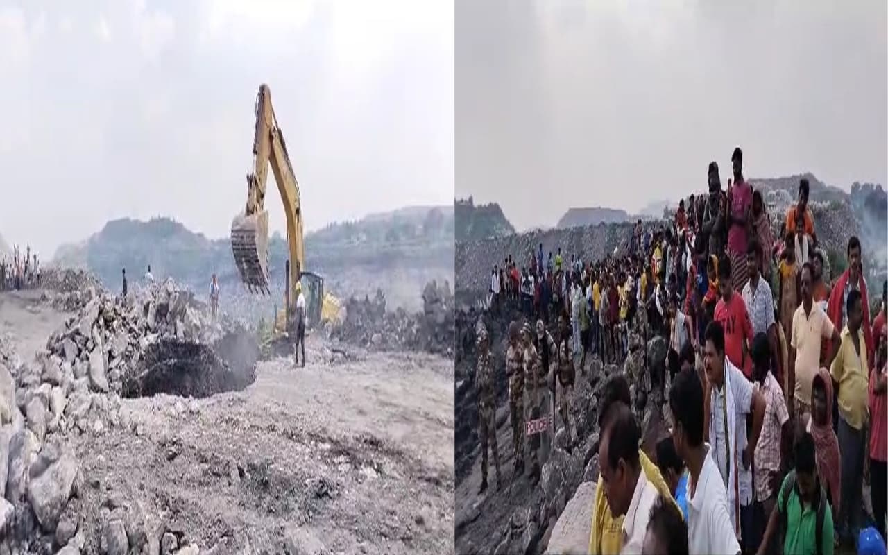 धनबाद : बाघमारा के तेतुलमारी में भू-धंसान, तीन महिलाएं जमींदोज, रेस्कयू जारी