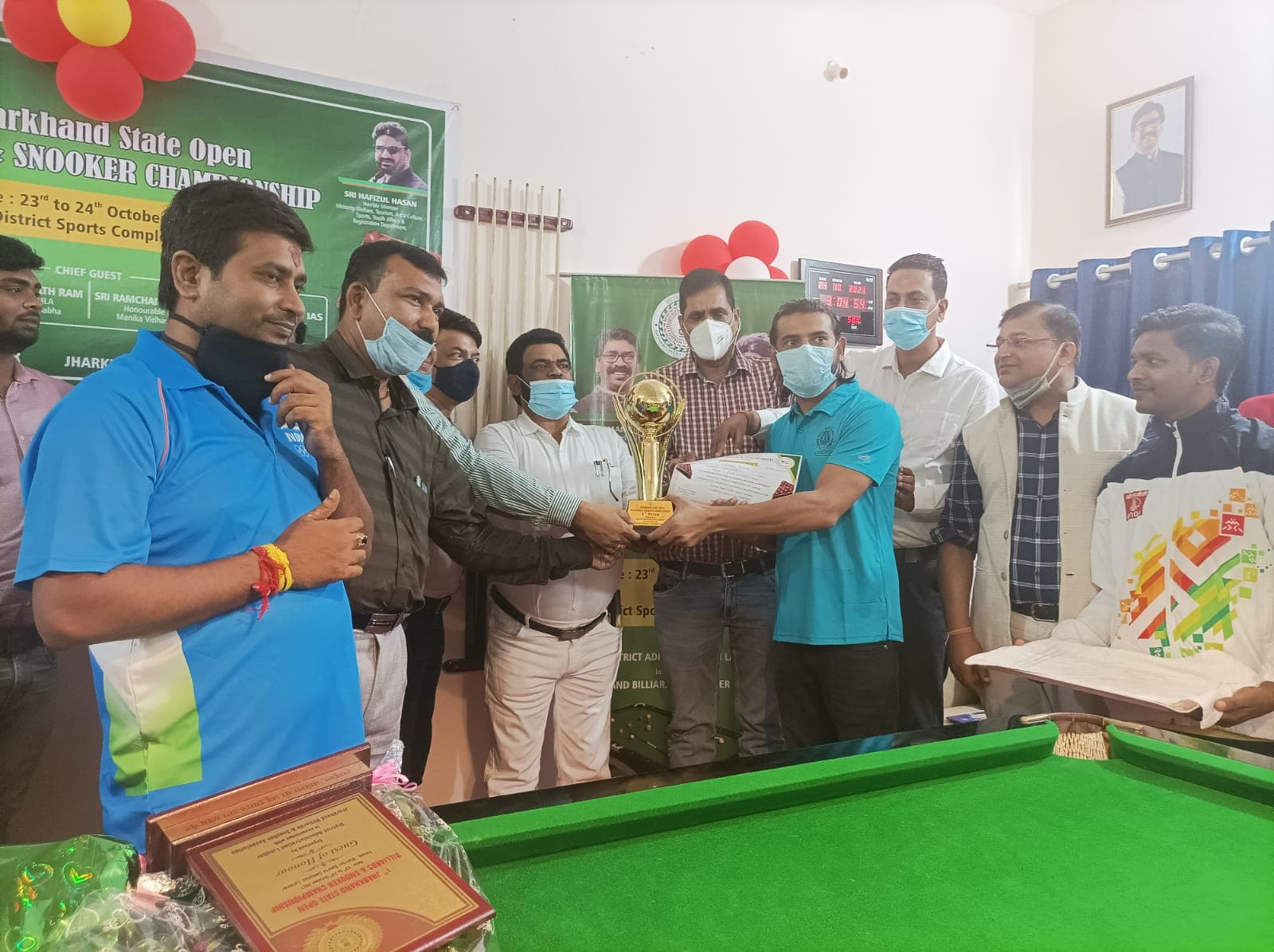 झारखंड बिलियर्ड्स स्नूकर चैंपियनशिप में जमेशदपुर के खिलाड़ियों का दबदबा, साहिबगंज में होगी दूसरी चैंपियनशिप