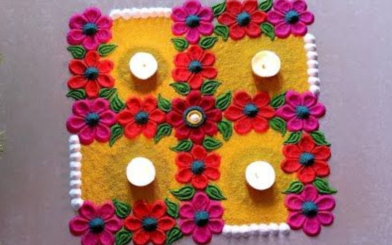 Diwali 2023 Rangoli Design: इस दिवाली घर में बनाएं स्वास्तिक डिजाइन की रंगोली, मां लक्ष्मी होंगी प्रसन्न