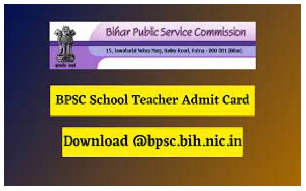 BPSC Bihar Teacher Admit Card 2023: एडमिट कार्ड आज bpsc.bih.nic.in पर होगा जारी, इस डेट से पहले कर लें डाउनलोड