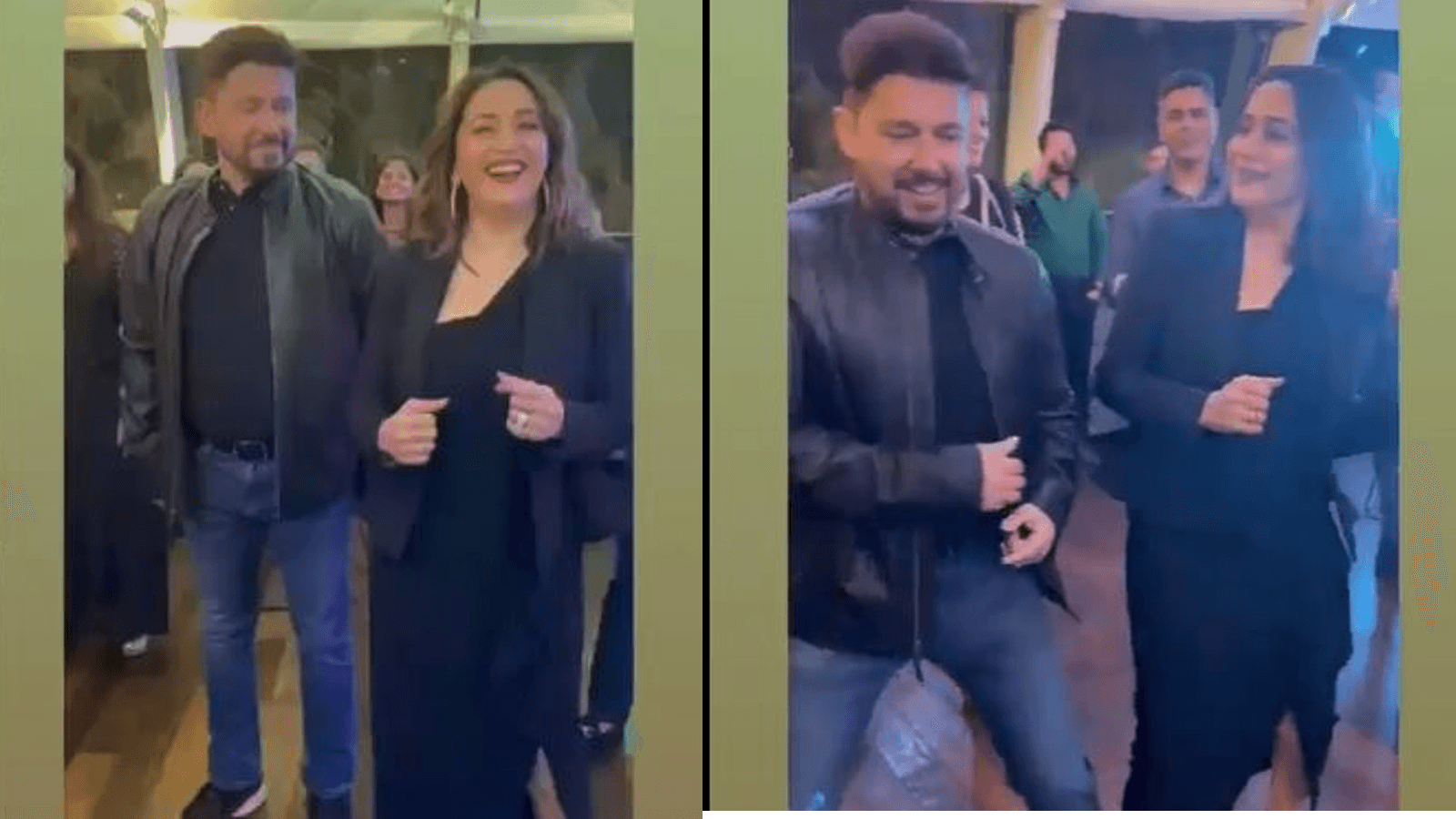 माधुरी दीक्षित ने पति श्रीराम नेने संग 'तम्मा तम्मा' सॉन्ग पर किया जबरदस्त डांस, वायरल हो रहा ये वीडियो