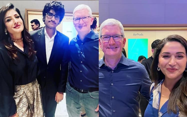 माधुरी दीक्षित से लेकर रवीना टंडन ने बढ़ायी Apple की शान, जानें क्या है Tim Cook से कनेक्शन