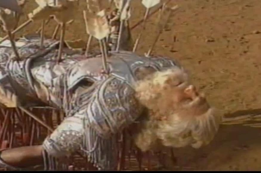 स्‍क्रू से कसे गए थे भीष्‍म पितामह की बाणों की शैया, इस तरह हुई थीं Mahabharat के इस सीन की शूटिंग