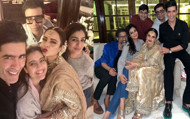 मनीष मल्होत्रा के बर्थडे बैश में रेखा और रवीना को साथ देख क्रेजी हुए फैंस, बोले- दो हसीनाएं एक फ्रेम में