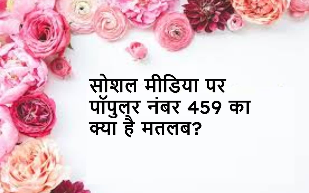 नंबर 459 का क्या है मतलब? Twitter Instagram TikTok जैसे सोशल मीडिया प्लेटफॉर्म पर क्यों हो रहा पॉपुलर ?