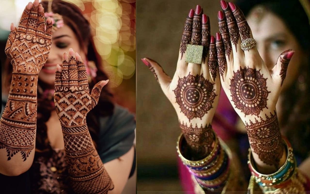 Bridal Mehndi Design: दुल्हन के हाथों में खूब सजेगी मेहंदी के ये खूबसूरत और आसान डिजाइन, देखें तस्वीरें