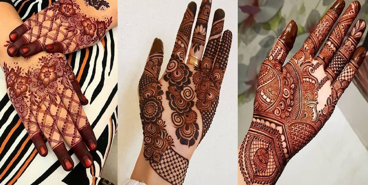 Karwa Chauth Mehndi Design PHOTOS 2023: लगाने में बिल्कुल आसान हैं मेंहदी के ये लेटेस्ट डिजाइन