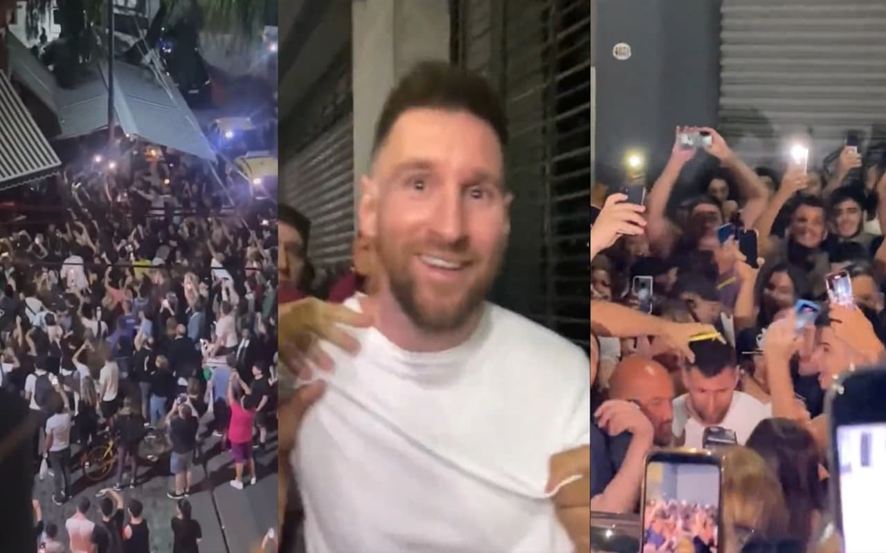 Watch: अर्जेंटीना में हजारों फैंस से घिरे Lionel Messi, पुलिस की मदद से निकल पाए बाहर