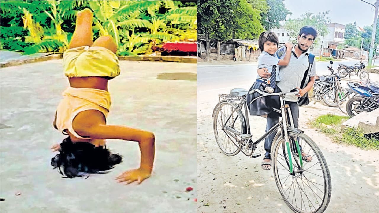 दिव्यांग बेटी को स्कूल पहुंचाने के लिए पिता ने छोड़ी नौकरी, हादसे में शिप्रा ने गंवाया था दोनों पैर