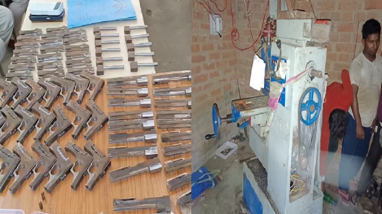PHOTOS: बिहार के भागलपुर में बन रहे थे अवैध हथियार, गांव में चल रही मिनी गन फैक्ट्री की देखिए तस्वीरें..