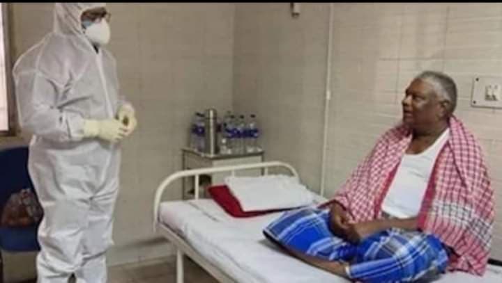 कोरोना से जंग जीत 21 दिन बाद घर लौटे विधायक मथुरा महतो