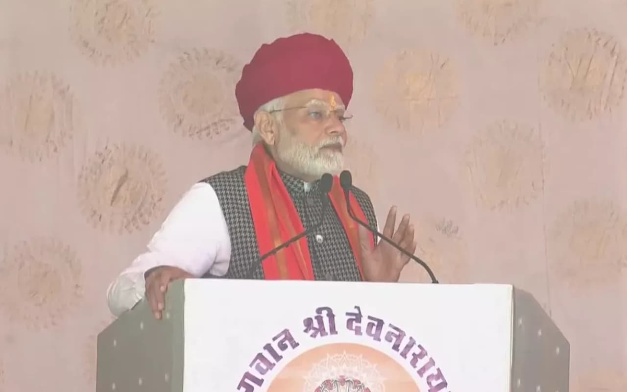 भारत सिर्फ जमीन का टुकड़ा नहीं, हमारी सभ्यता है, भगवान श्री देवनारायण के अवतरण महोत्सव में बोले पीएम मोदी