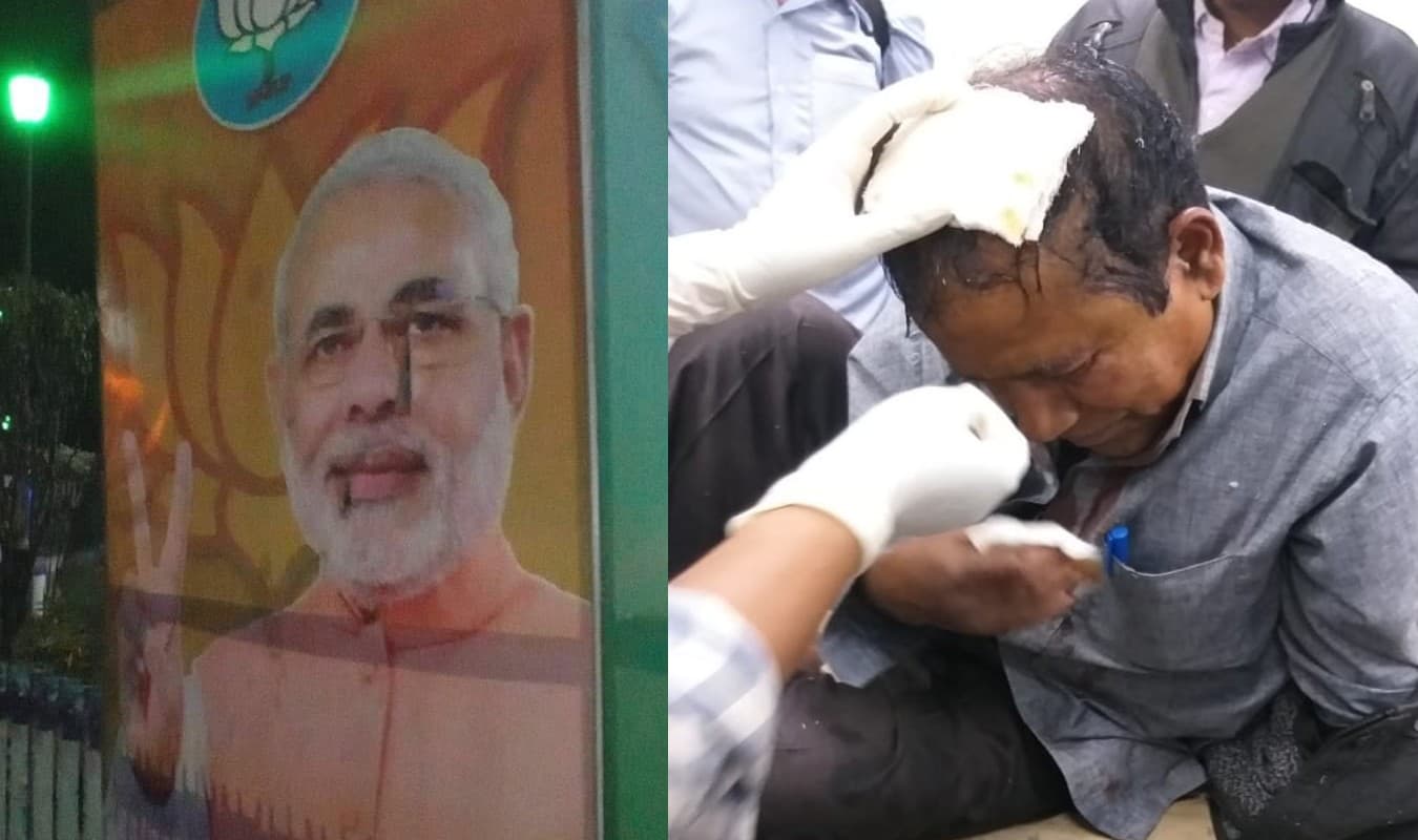 हल्दिया में रैली से पहले पीएम मोदी के पोस्टर फाड़े, भाजपा कार्यकर्ताओं पर हमले