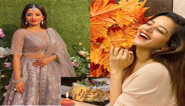कुछ इस तरह से मोनालिसा ने पति विक्रांत संग मनाया अपना जन्मदिन, Viral हो रही है Photos