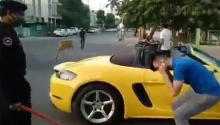 लॉकडाउन तोड़ रईसजादा निकला फरारी की सवारी पर, फिर कानून ने सिखाया सबक