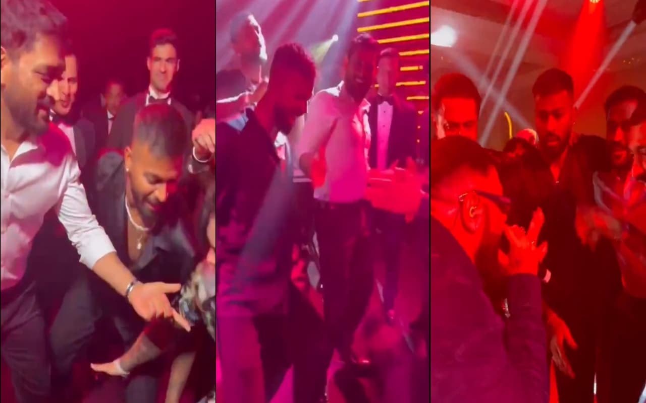 MS Dhoni Dance Video: हार्दिक पांड्या के साथ डांस करते दिखे धोनी, 'काला चश्मा' पर जमकर थिरके माही