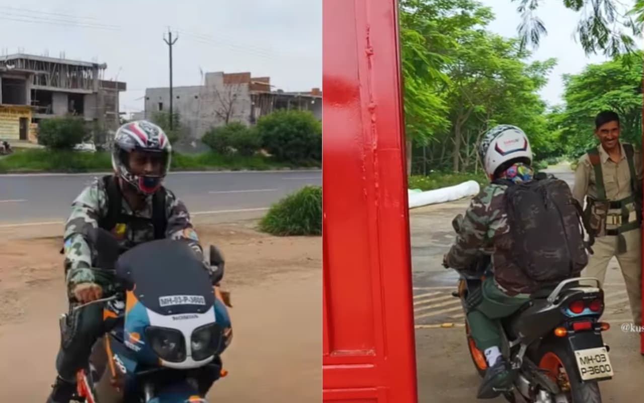 रांची की सड़कों पर Honda Repsol 150 की सवारी करते दिखे MS Dhoni, देखें वायरल वीडियो