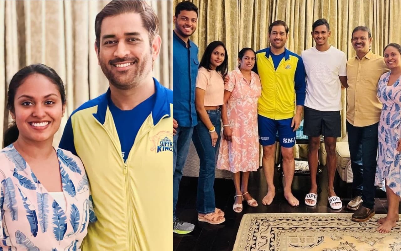 MS Dhoni ने ‘बेबी मलिंगा’ के परिवार से की मुलाकात, पथिराना की बहन ने कही दिल छू लेने वाली बात