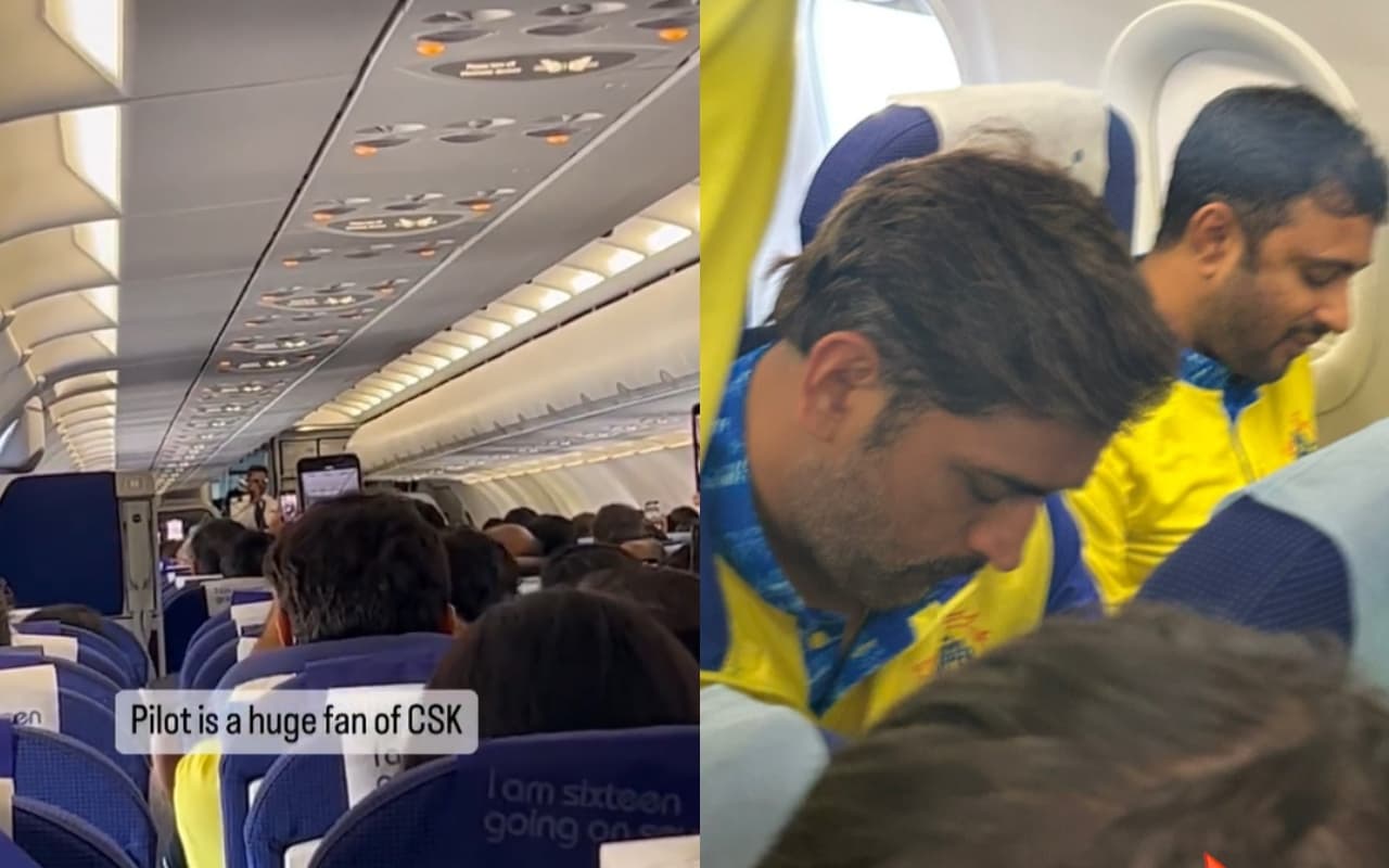 IPL 2023: 'प्लीज बने रहें कप्तान..', फ्लाइट में पायलट ने एमएस धोनी से की खास रिक्वेस्ट, वीडियो वायरल