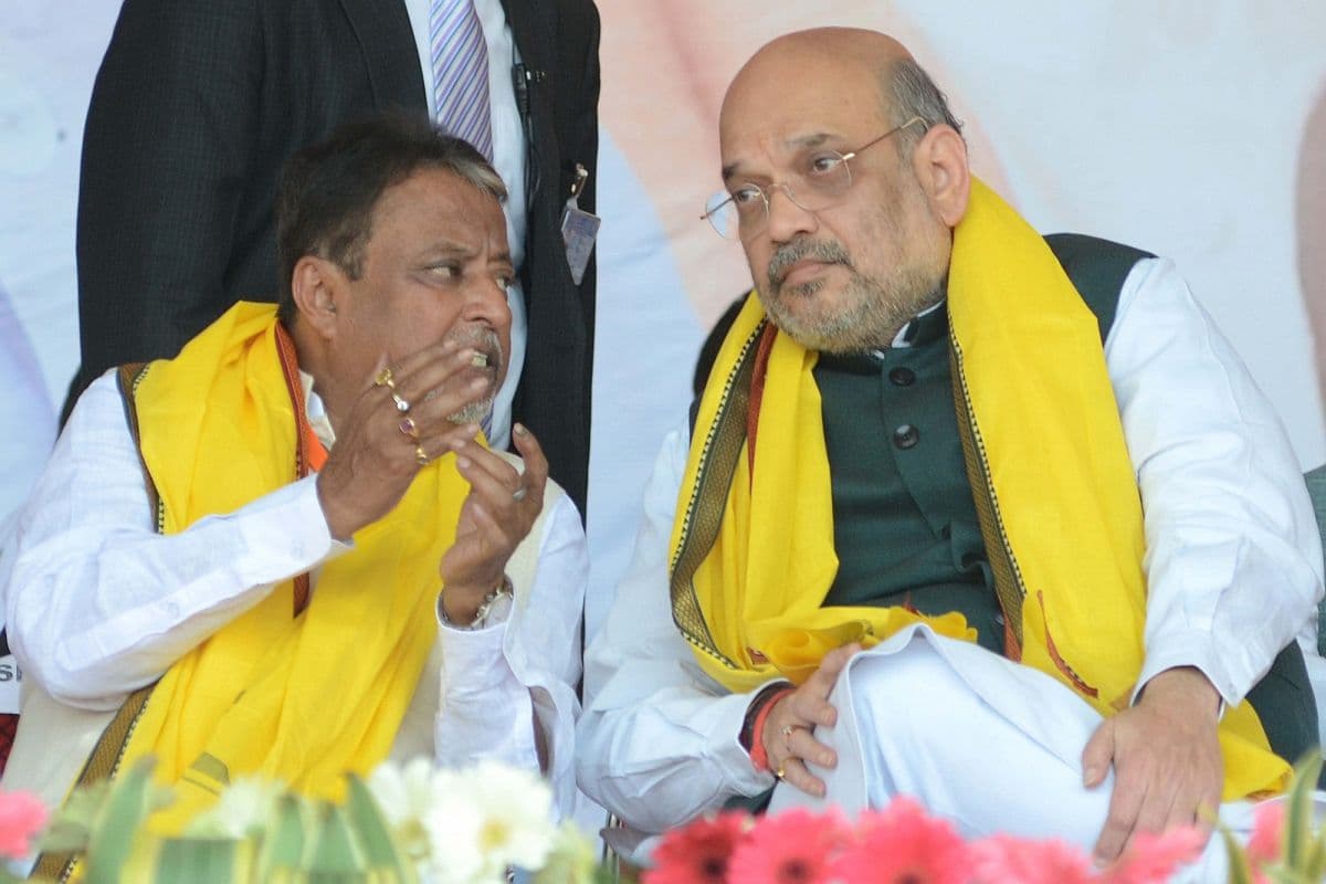 अमित शाह के बुलावे पर मुकुल रॉय ने दिल्ली में की बैठक, बोले : तृणमूल के कई नेता हमारे संपर्क में
