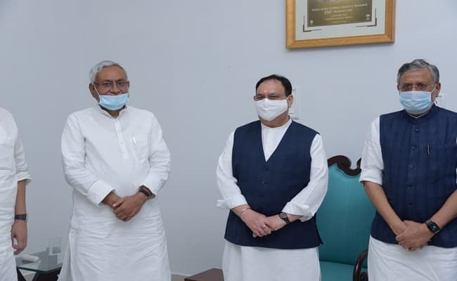 Bihar Chunav 2020 : NDA में सीट शेयरिंग का फॉर्मूला तय ! जदयू 122, बीजेपी 95 और लोजपा 25 सीटों पर लड़ सकती है चुनाव