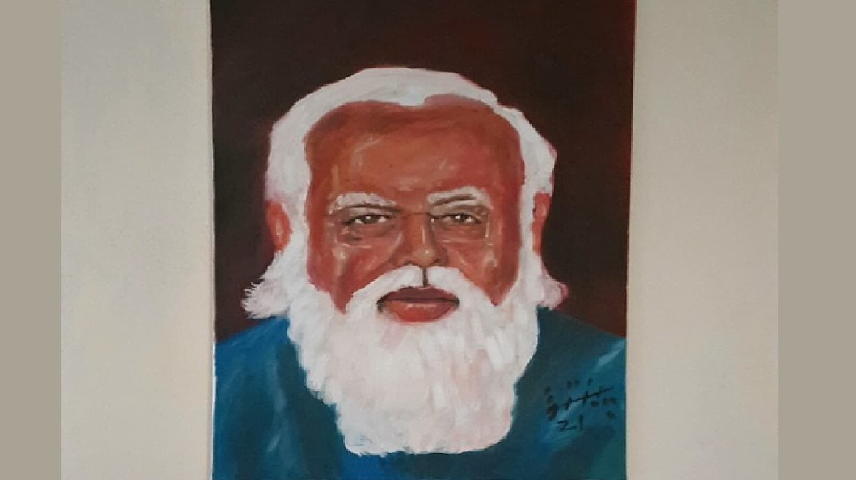 Narendra Modi New Portrait : प्रधानमंत्री नरेंद्र मोदी की ऐसी तस्वीर जिसकी हो रही है चर्चा, खुद किया सोशल मीडिया पर शेयर जताया आभार