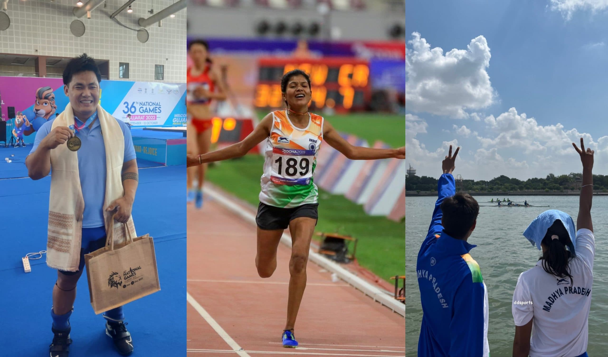 National Games 2022 Live: एथलेटिक्स में  संजीवनी, वेटलिफ्टिंग में लापुंग ने जीता गोल्ड, हॉकी का खेल जारी
