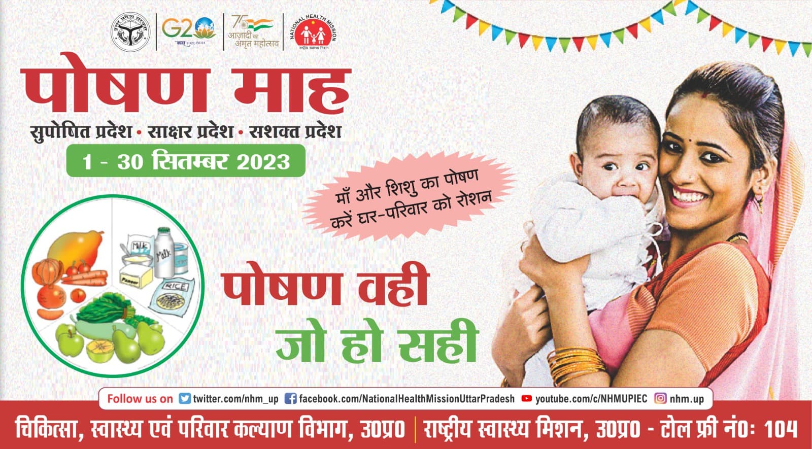 National Nutrition Month: यूपी में ढाई लाख कुपोषित बच्चों का हो रहा इलाज, होगा स्वास्थ्य परीक्षण