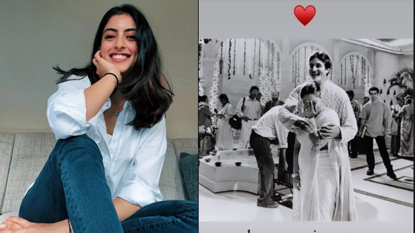 अमिताभ-जया बच्चन की शादी की सालगिरह पर सामने आई ये अनदेखी तसवीरें, नव्या नवेली नंदा ने की शेयर