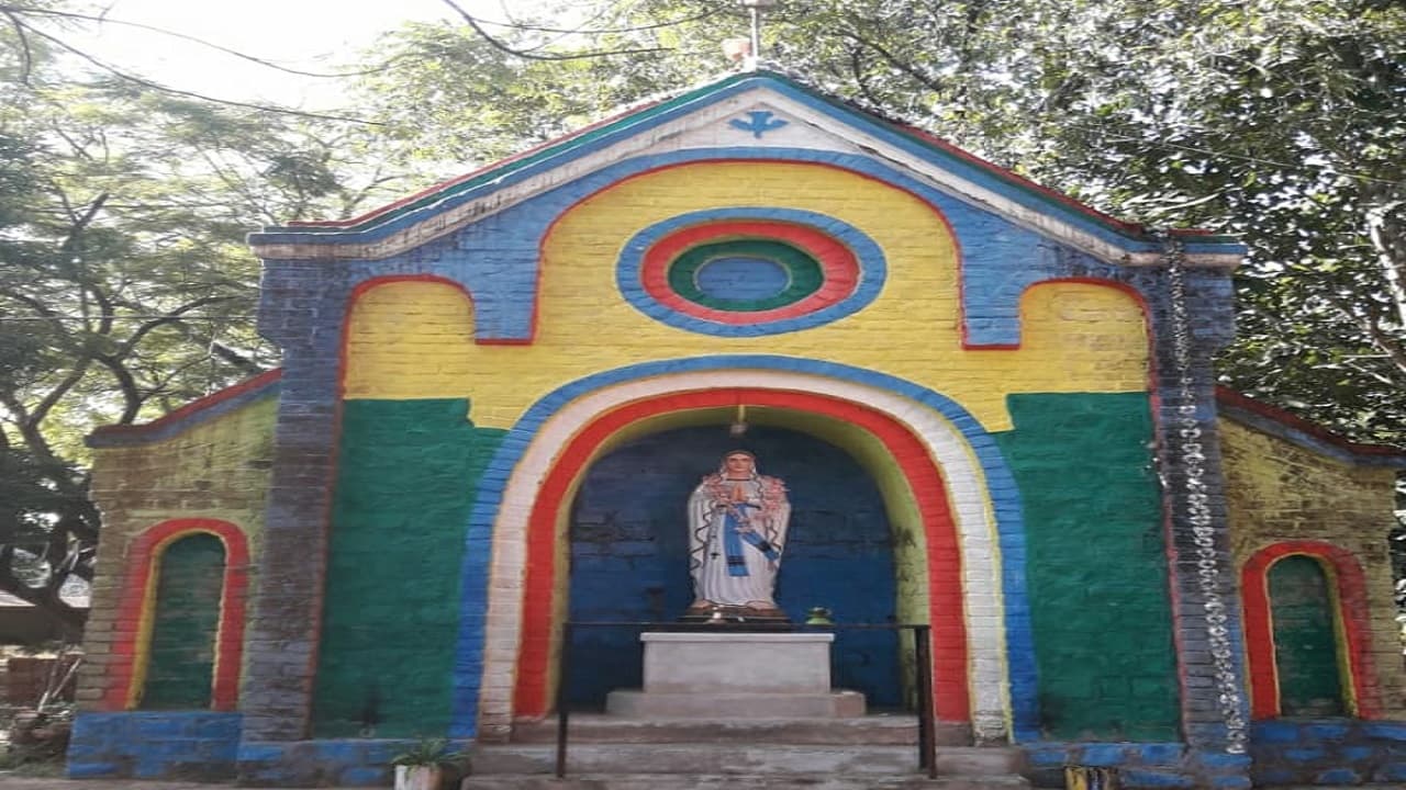 Christmas 2021: झारखंड का नवाडीह चर्च, जहां बाघ की याद में बना है माता मरियम का ग्रोटो