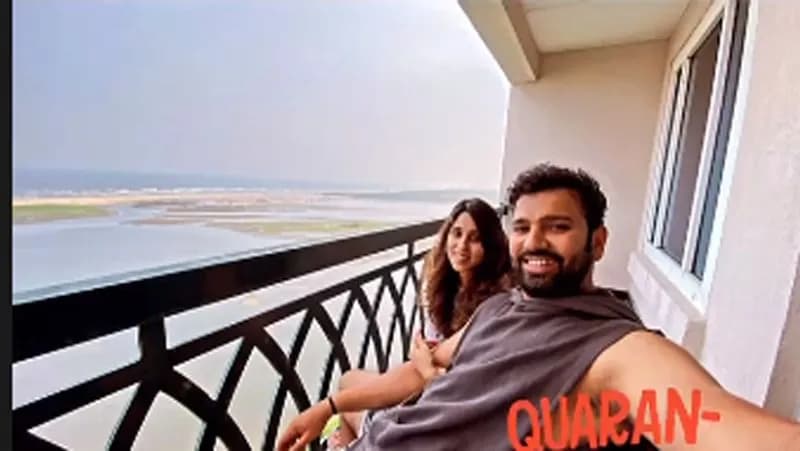 India vs England: चेन्नई में पत्नी के साथ इस तरह क्वारंटीन पीरियड बिता रहे हैं रोहित शर्मा, शेयर की फोटो