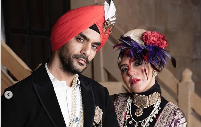 नेहा धूपिया के पति ने शेयर की 'पांच गर्लफ्रेंड्स' की फोटो, लिखा- जो करना है कर लो...