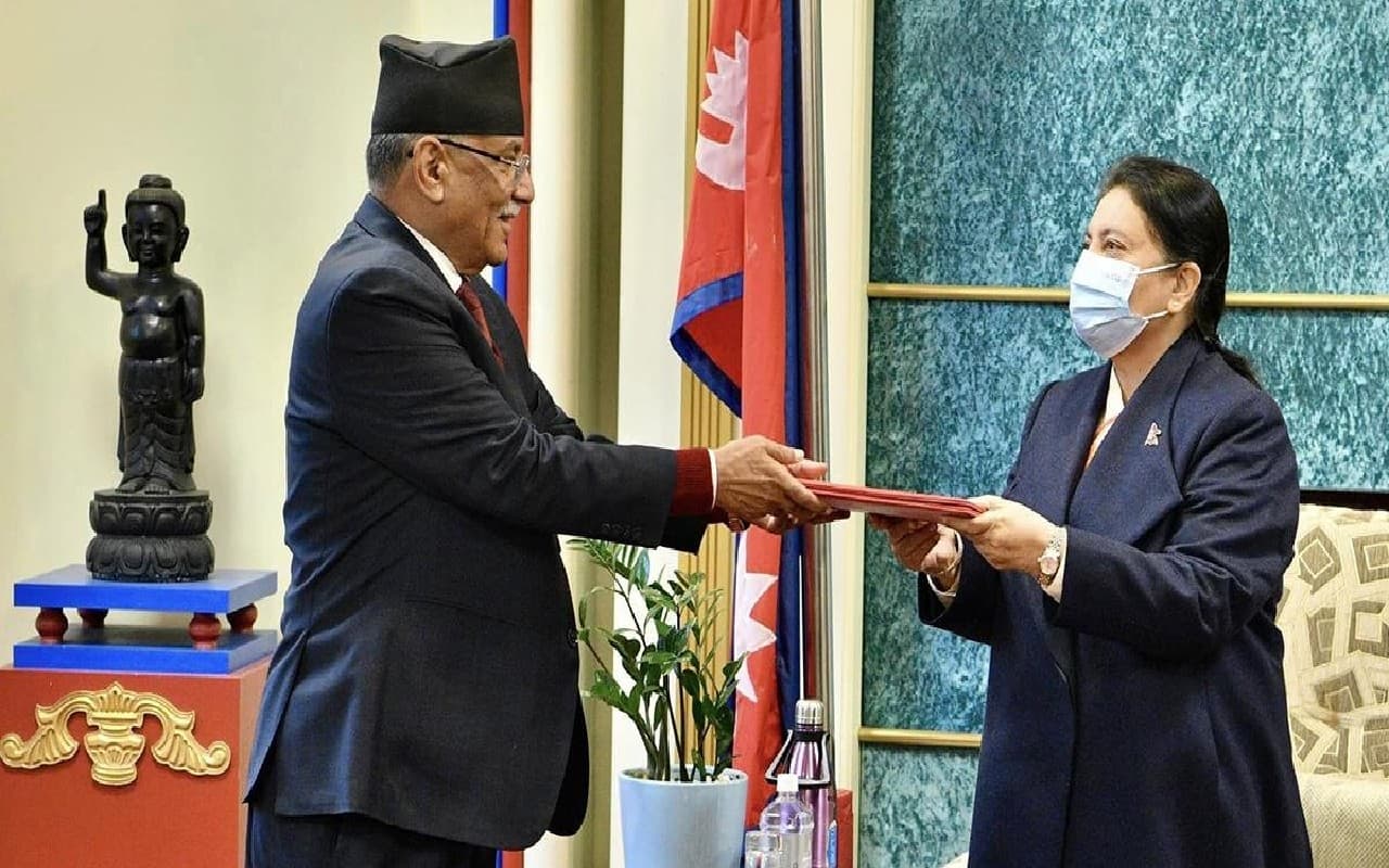 नेपाल के नये प्रधानमंत्री बने 'प्रचंड', ओली के नेतृत्व वाले सीपीएन-यूएमएल ने दिया समर्थन