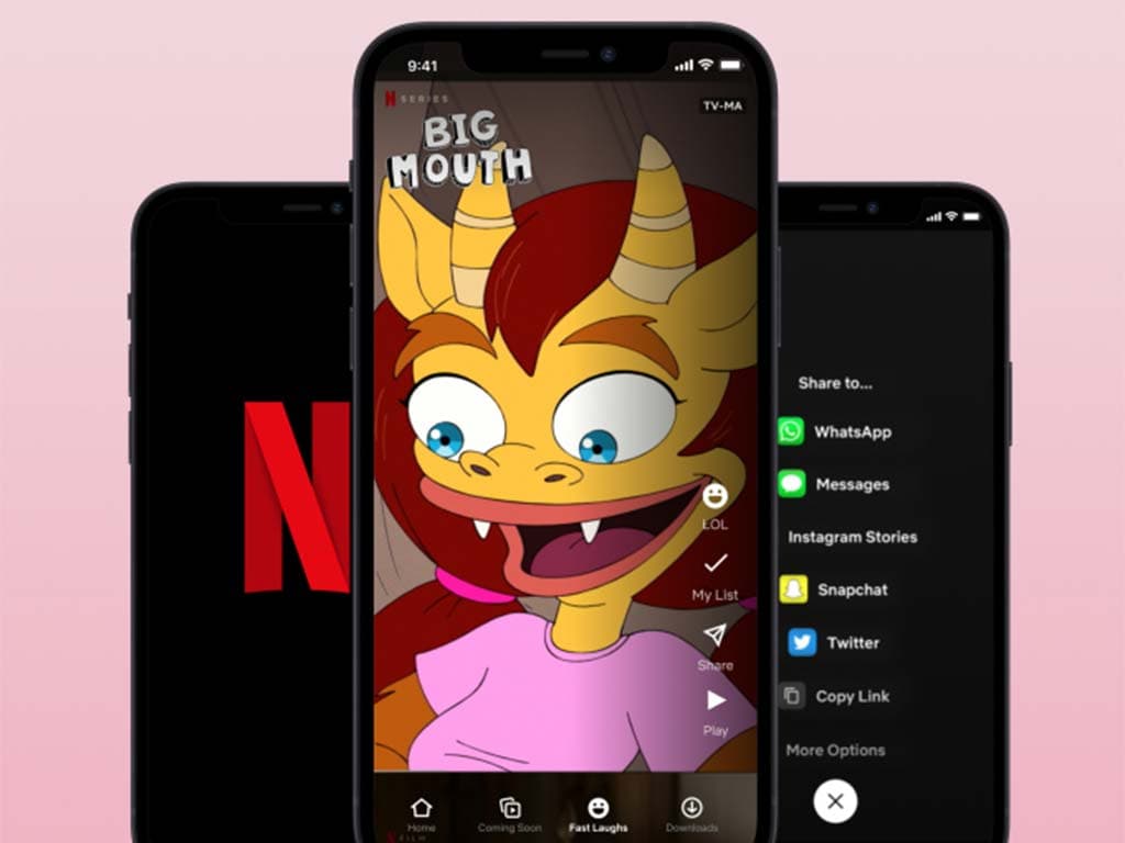 Netflix कर रहा TikTok जैसे फीचर Fast Laughs की टेस्टिंग, मजेदार होगा एक्सपीरिएंस Netflix कर रहा TikTok जैसे फीचर Fast Laughs की टेस्टिंग, मजेदार होगा एक्सपीरिएंस