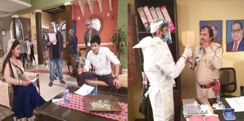 'भाबीजी घर पर है', 'हप्पू की उल्टन पलटन' की 
शू​टिंग शुरू, सेट पर ऐसे रखी जा रही सावधानी