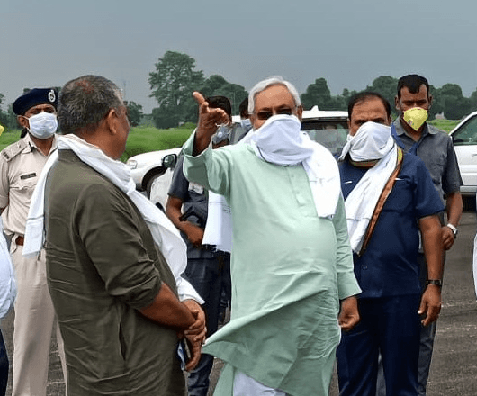 सीएम नीतीश ने दरभंगा एयरपोर्ट का लिया जायजा, निर्माण कार्य को जल्द पूरा करने के दिये निर्देश