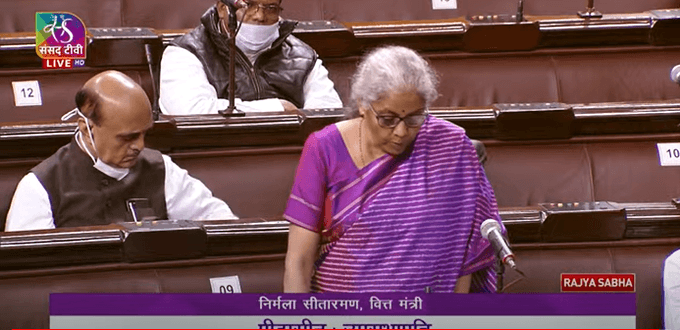 '...तो उसी तरह से भुगतना पड़ेगा जैसे 70 सालों में भुगतना पड़ा', राज्यसभा में बोलीं निर्मला सीतारमण