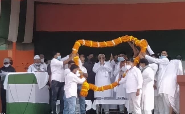 बिहार चुनाव 2020 : बोले नीतीश, हमारे लिए सेवा ही एक मात्र धर्म, कुछ लोगों को मेवा चाहिए