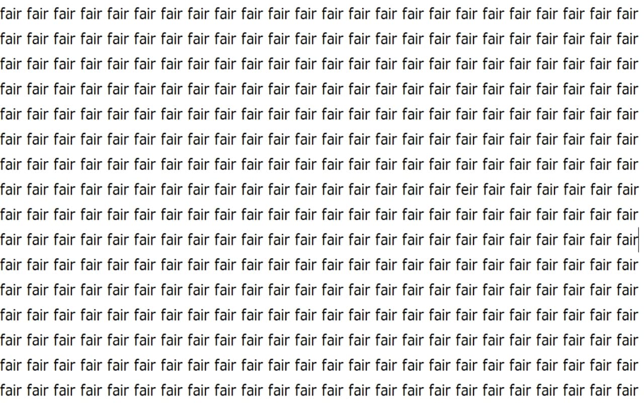 Optical Illusion: कितनी तेज हैं आपकी आखें! 12 सेकेंड के अंदर Feir शब्द ढूंढकर दिखाएं