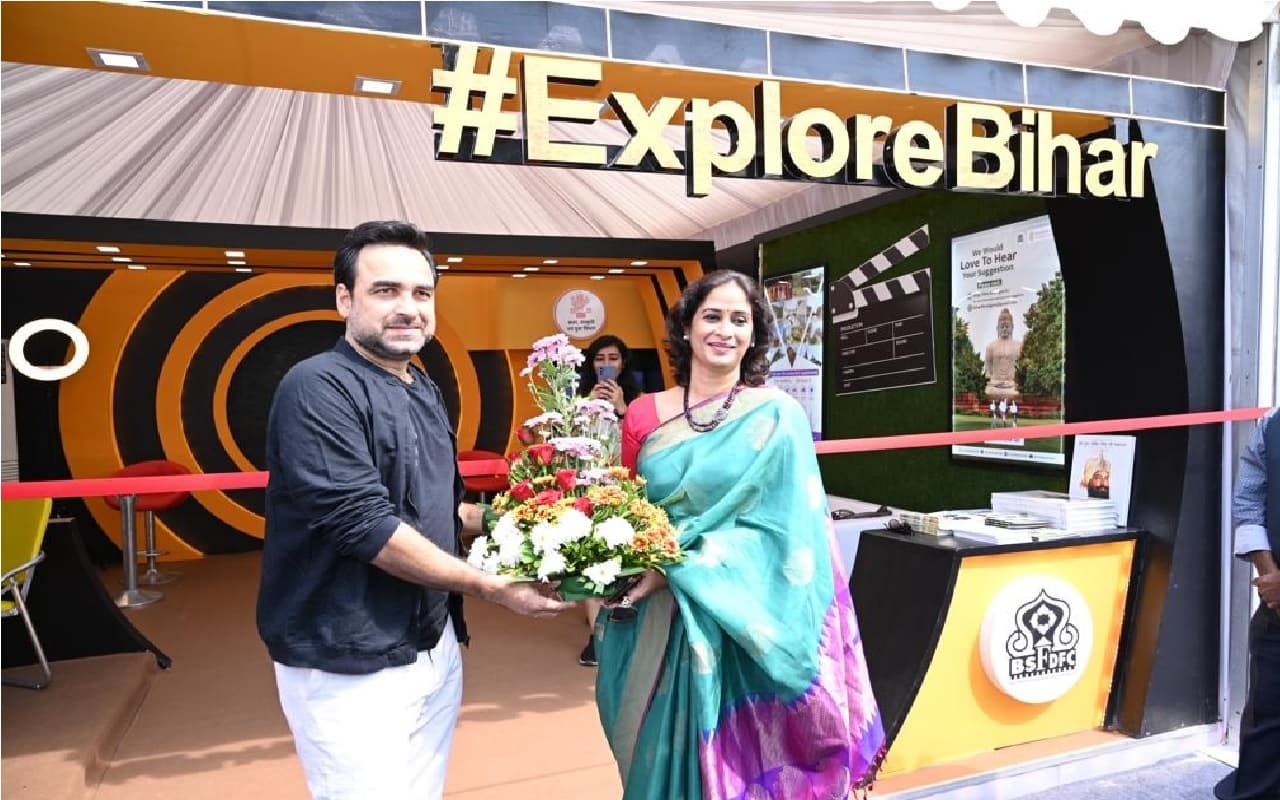 पंकज त्रिपाठी ने किया बिहार पवेलियन का उद्घाटन, बोलें- बिहार में फिल्म निर्माण की अपार संभावनाएं